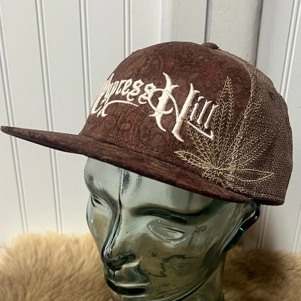 Y2K Cypress Hill Paisley Hemp Hat Vintage L